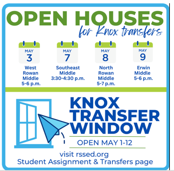 Open Houses for Knox Transfers / Knox Transfer Window